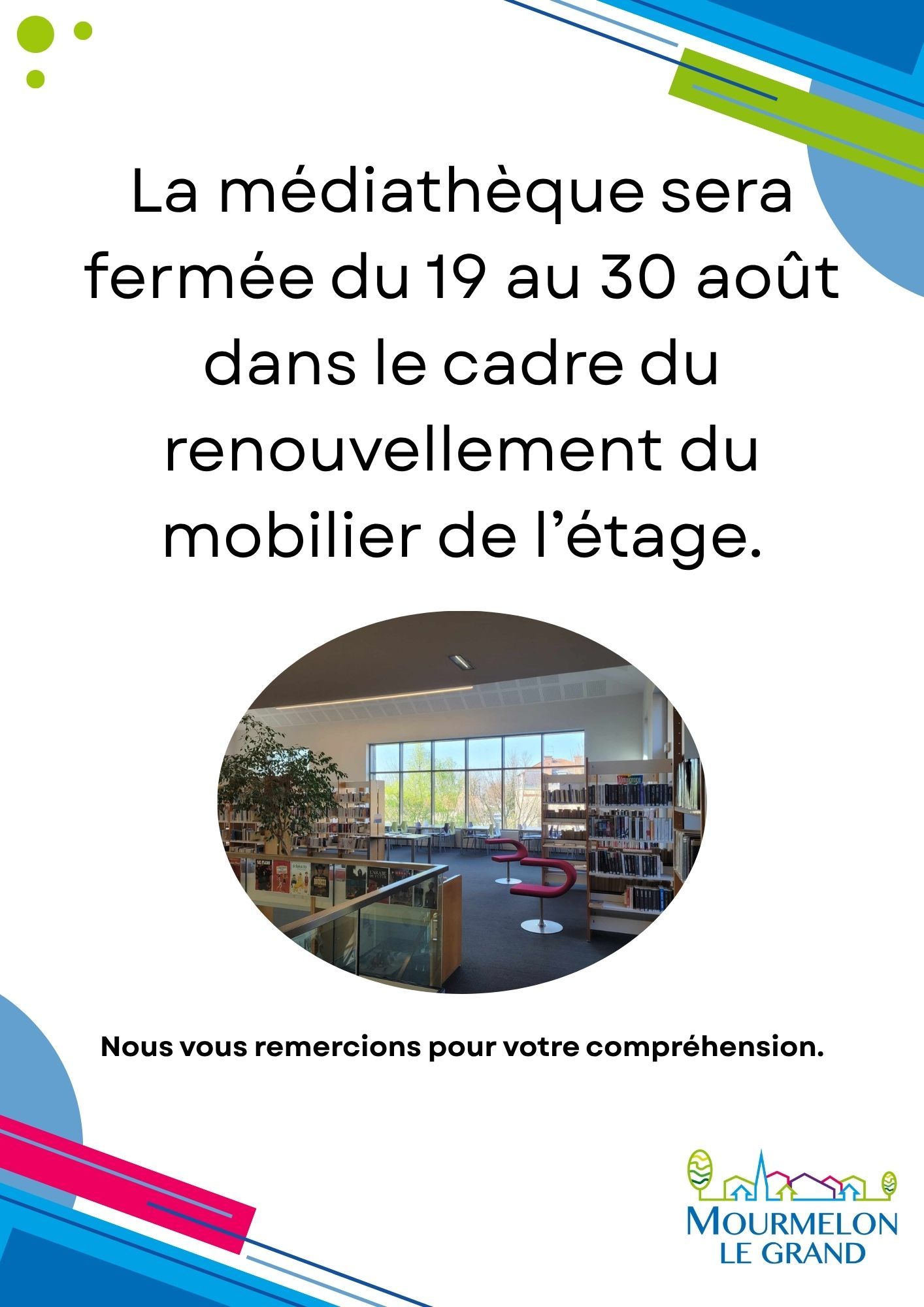 Fermeture mediatheque